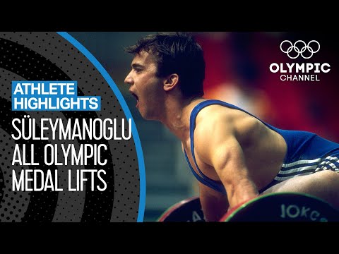 All Naim Süleymanoğlu 🇹🇷 Olympic Medal Lifts | Athlete Highlights