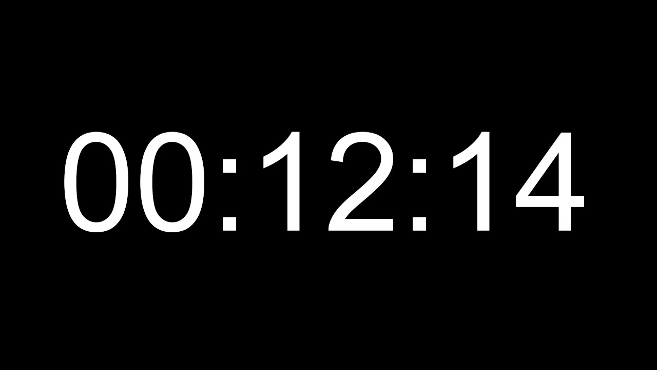 2 hour Stopwatch Digital Workout Clock Klap Gamer YouTube