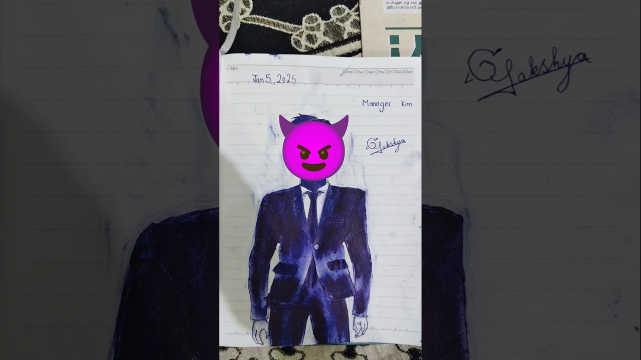 Anime character drawings 