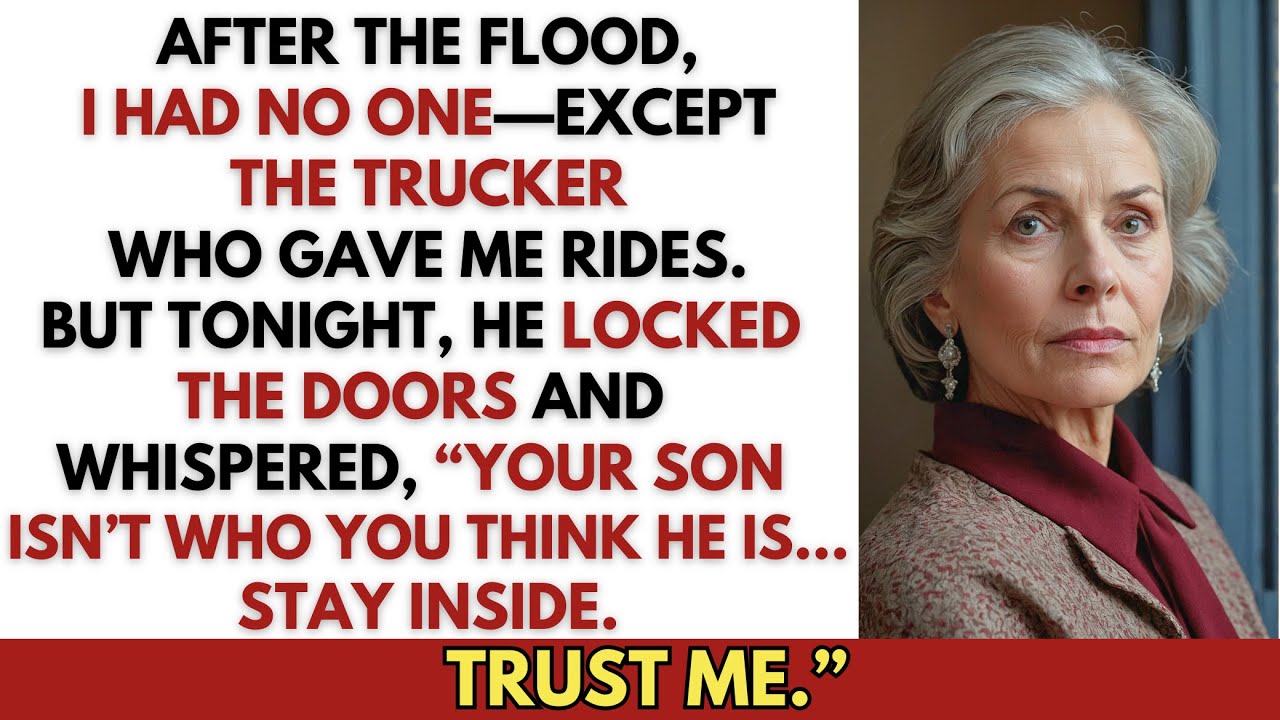 “Stay Inside—Please Trust Me…” The Trucker Locked the Doors. He’d Seen What My Son Was Hiding