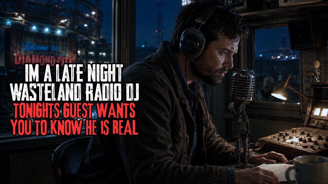 I'm A Late Night Wasteland Radio DJ. Tonights Guest Wants You To Know He IS Real.