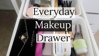 Everyday Makeup Drawer October 2017