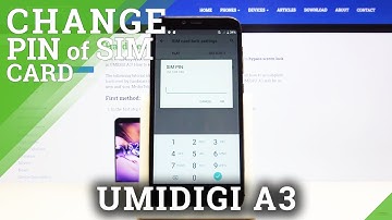 How to Set Up PIN to SIM Card in UMIDIGI A3 - Change SIM PIN