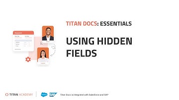 Salesforce Document Generation with Titan: Hidden Fields