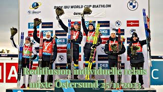 BIATHLON 2023 RELAIS MIXTE SIMPLE ÖSTERSUND 2023