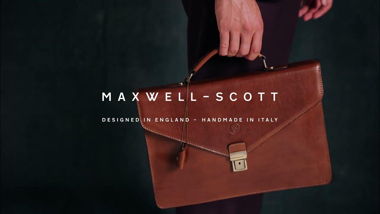 Maxwell Scott Men's Luxury Briefcases YouTube
