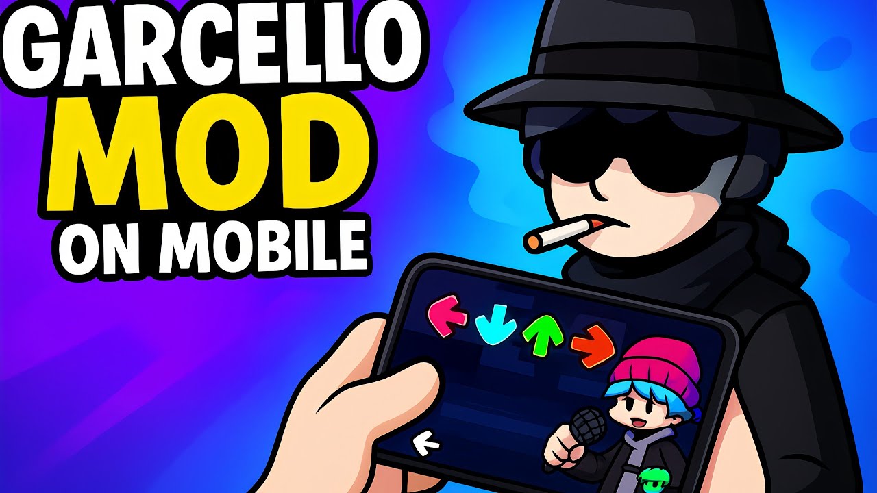 I'm Playing FNF with the NEW Garcello Mod on Mobile!