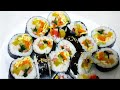 Indian making Kimbap (Gimbap) 김밥 for the first time in South Korea 🇮🇳🇰🇷