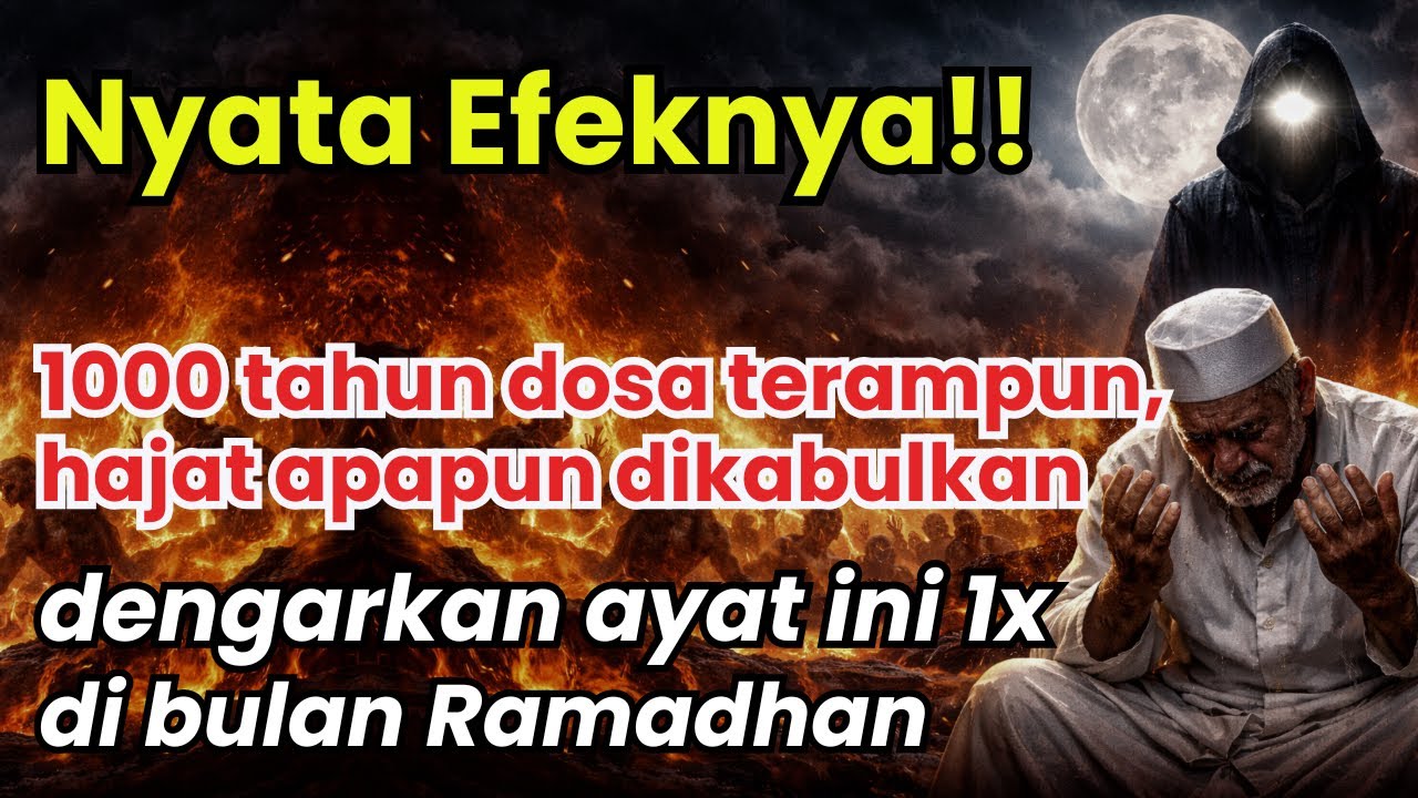 ANDA TERPILIH!! segera dengarkan ayat ini 1x, dosa 1000 tahun terampuni, hajat apapun terkabul