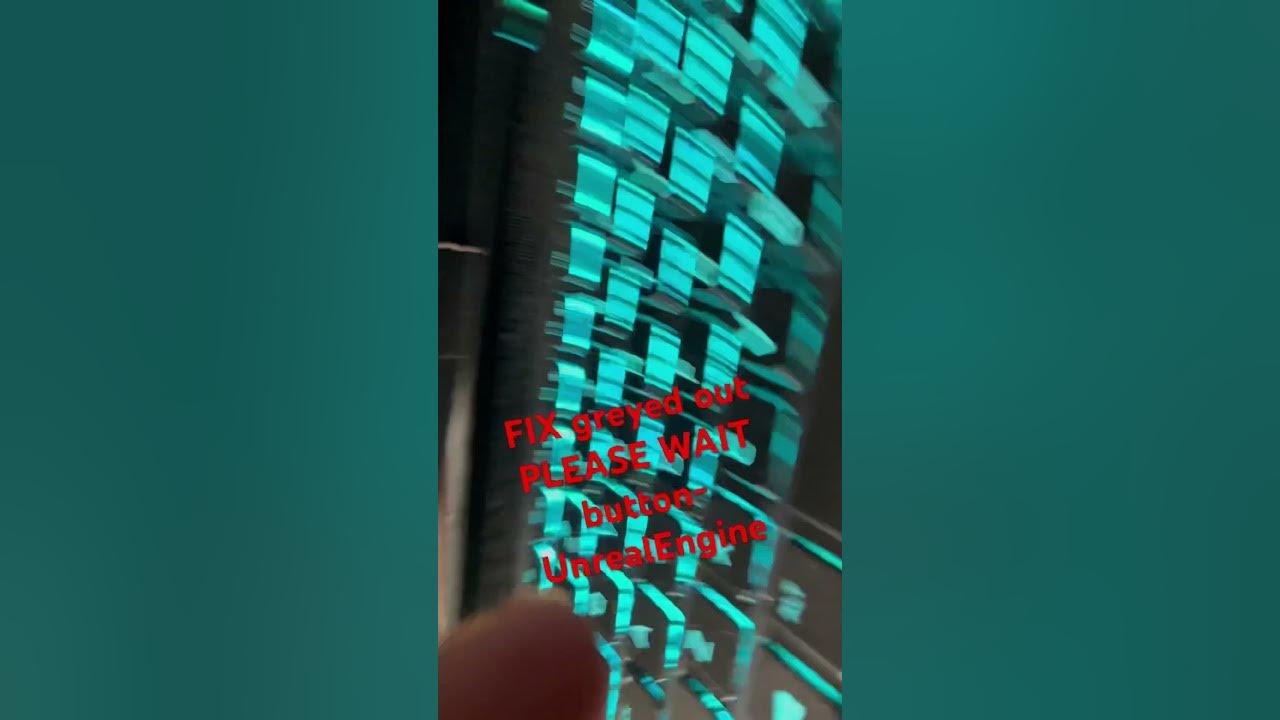 Fix greyed out please wait button ue5 epicgameslauncher pleasewait