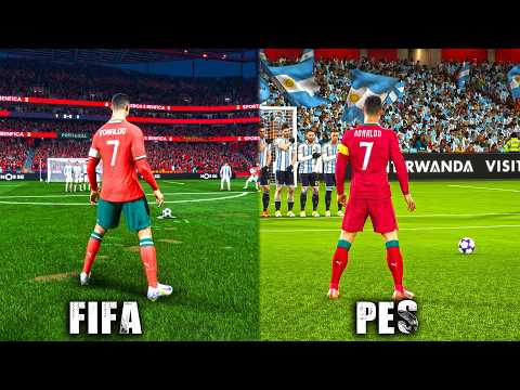 Cristiano Ronaldo Free Kicks • FIFA vs PES from 2004 to 2026