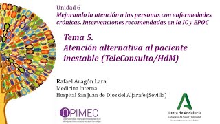 Atención alternativa al paciente inestable (Teleconsulta/HdM)