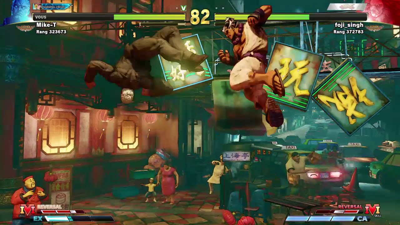 STREET FIGHTER V   mike vs fojin singh     akuma