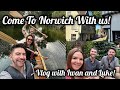 Come To Norwich With Us | Elm Hill Norwich | With Mr Carrington &amp; Luke Catleugh | Kate McCabe | Vlog