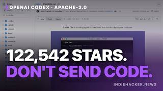 OpenAI open-sourced Codex, then shut the door (122k stars)