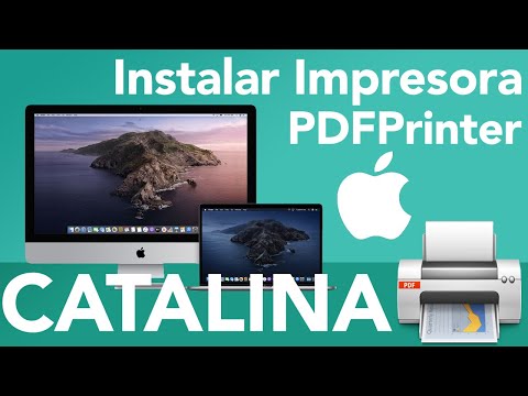 Video: ¿Cómo agrego una impresora PDF a mi Mac?