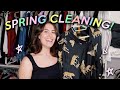 SPRING CLEANING! Decluttering my makeup + closet!