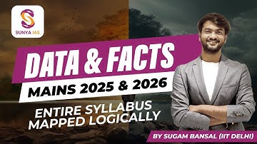 ENRICHMENT SESSION 1.0 | DATA & FACTS | MAINS 2025 & 2026 | BRAHMASTRA BATCH | UPSC CSE | Sunya IAS