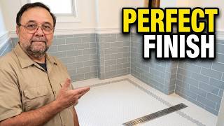 Complete tile installation  Schluter Kerdiboard, Kerdi-Line drain, Walker Zanger ceramic. Time lapse