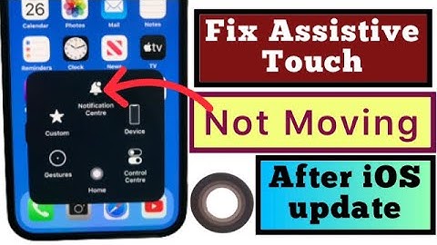 Assistive Touch not moving after iOS update in iPhone | Assistive Touch not working