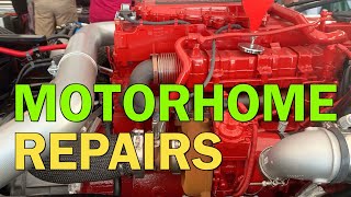 RV LIVING / MOTORHOME REPAIRS / CUMMINS ISL9 NOX SENSOR  / SLIDES / NATIONAL INDOOR RV CENTER EP109