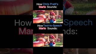 Chris Pratts Mario Vs Test-To-Speech.