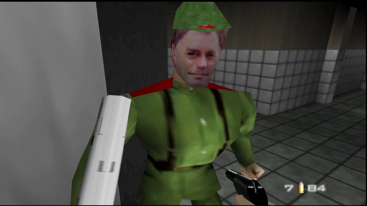 RickRollEye 64, 007 Goldeneye with memes - N64 Squid