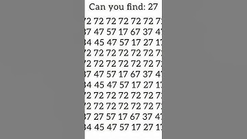 Can you find 27 ? If you find comment,otherwise share.#comment #share #find #500k #puzzle juegos