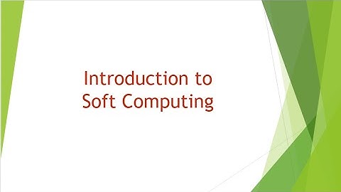 Soft computing Part 1