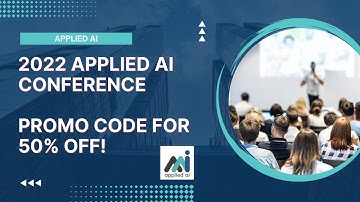 2022 Applied AI Conference | Promo Code | Join us!