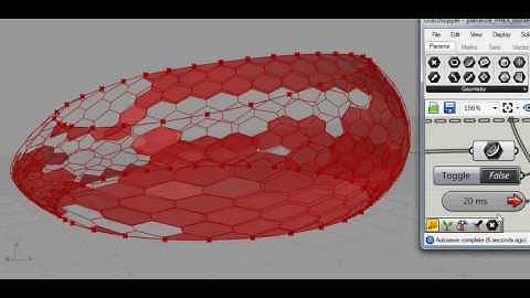 Cocoon Pavilion - Honeycomb planarization