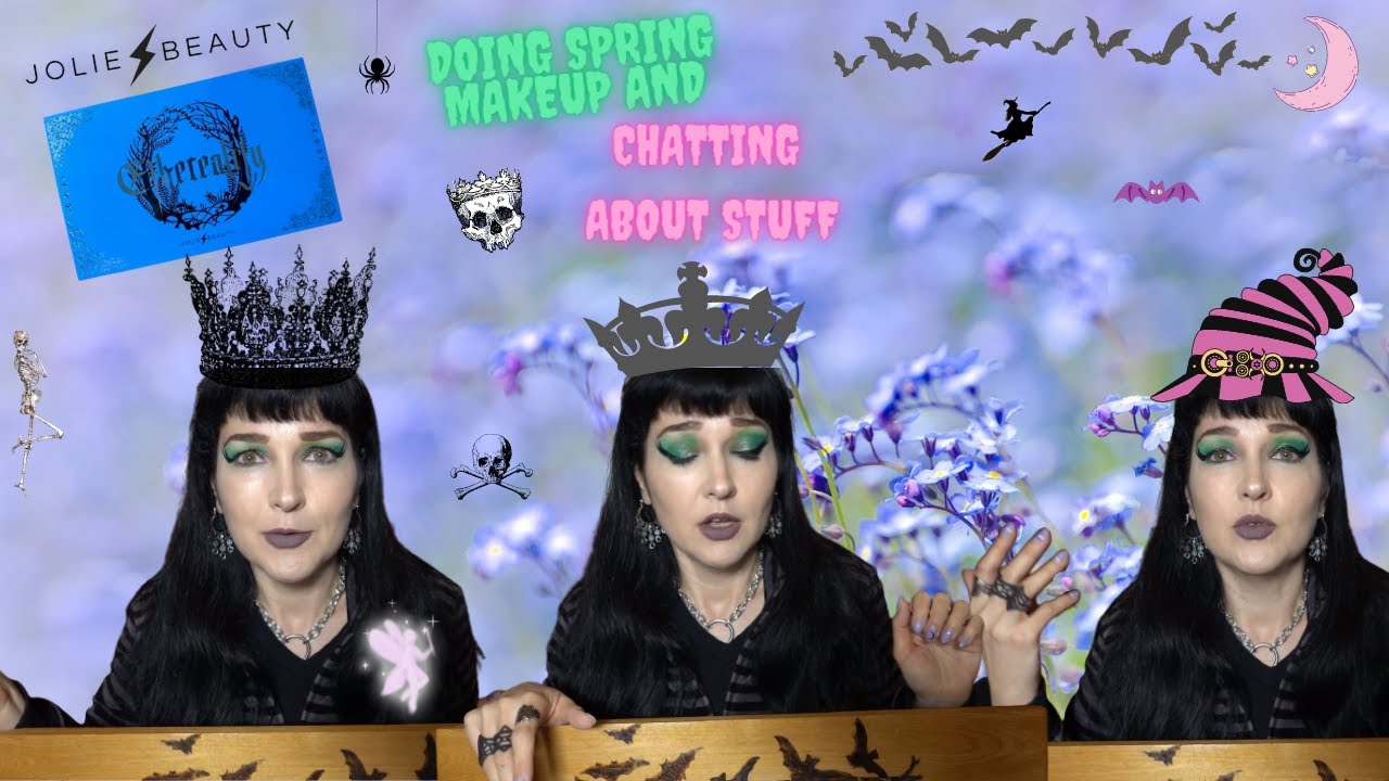 SPRING GREEN MAKEUP LOOK WITH JOLIE BEAUTY ETHEREALITY PALETTE MAY