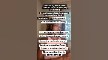 THIS GRANDMOTHER A HYPOCRITE CLOSETED WITCH Paying S Practioners EVERYDAY For On YALL 