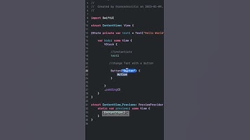 SwiftUI XCODE tutorial | How to Change Text Value programmatically using a button