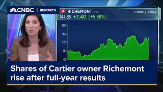 Shares of Cartier owner Richemont rise after full-year results