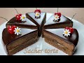 컵 계량 / 오스트리아 전통 케이크 자허 토르테 / Sacher Torte Austrian Chocolate Cake Recipe / ASMR /  Easy Recipe