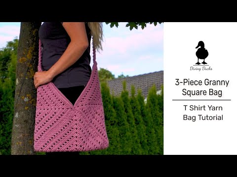 How to Crochet a Granny Square Bag Step-By-Step » Make & Do Crew