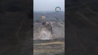 The effect of three hundred tons of explosives #mine #tnt #process #dangerouswork #explosive
