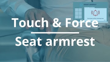 CapaForce© sensor use case - Plane seat Armrest