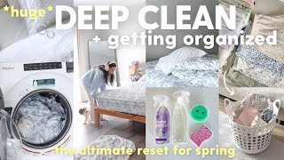massive DEEP CLEANING + ORGANIZING my apartment  spring cleaning 2024