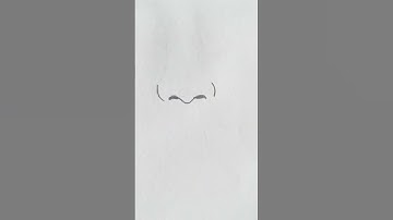 how to draw nose for beginners #easy #nose #shorts