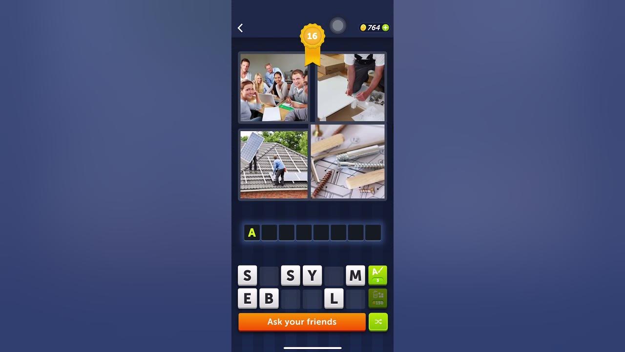 Level #16| 4 pics 1 word - YouTube