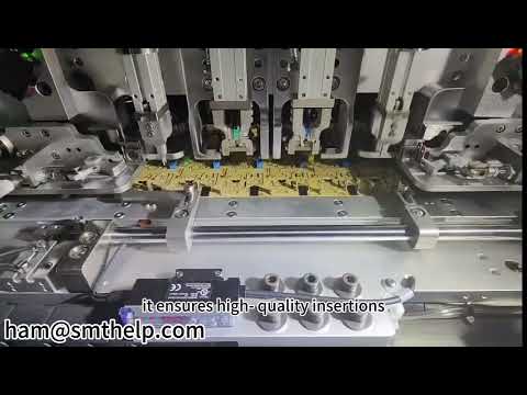 The SMT four-head component inserter : The Efficient Engine for Factory Production