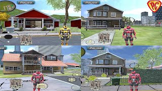 Super Crime Steel War Hero Iron Flying Mech Robot #66 I Bought all the Houses screenshot 3