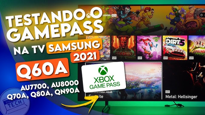 VEJA COMO JOGAR XBOX GAME PASS NA TV SAMSUNG QLED Q80A SEM PRECISAR DE  CONSOLE 