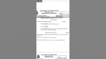 bs math 2018 complex analysis 2 (309) past paper | #pu #6thsemester #complexanalysis  #pastpapers