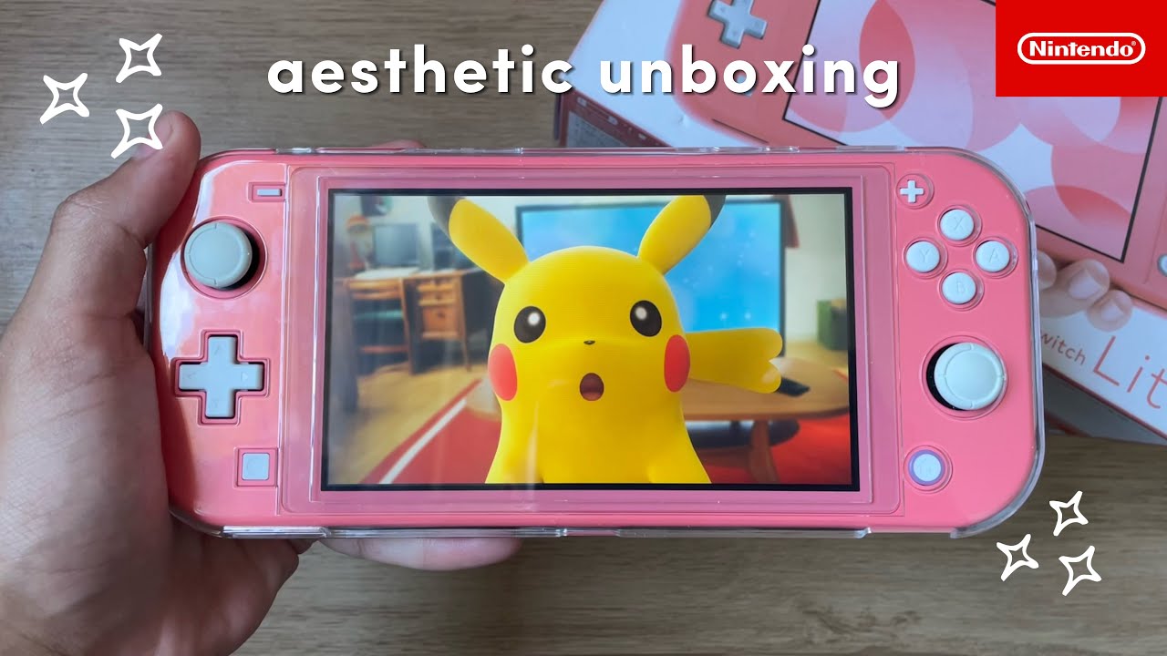 Unboxing do Nintendo switch Lite DESBLOQUEADO da Shopee | unboxing e gameplay Super Mario Odyssey