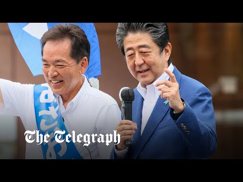 Former Japanese PM Shinzo Abe shot during campaign speech