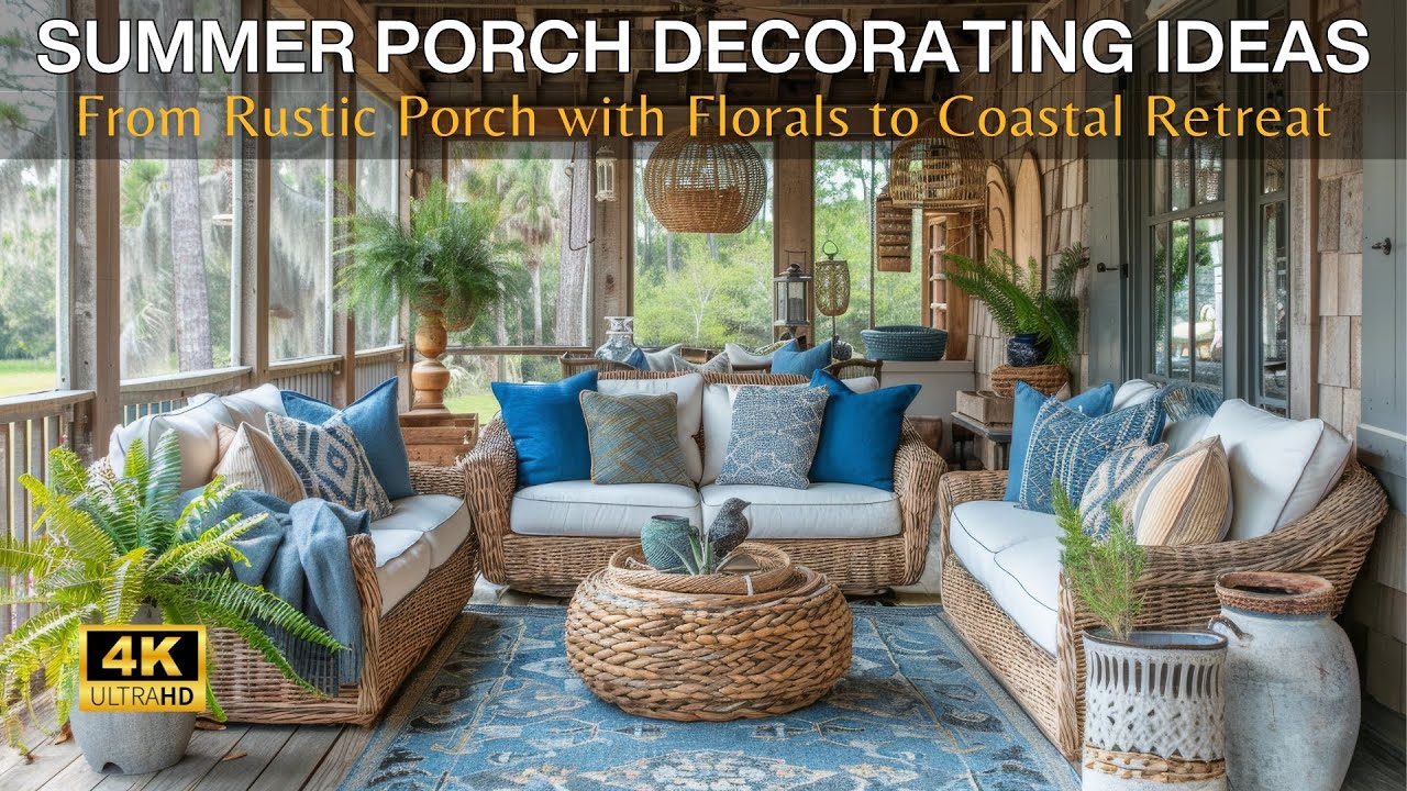 15 Stunning Summer Porch Decorating Ideas: From Rustic Porch with ...