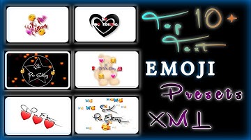 😀Top 10+🔥Alight Motion Emoji 🥰Text Animation Presets | 😋 Preset Download Free  text Emoji 😊